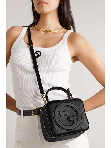 gucci small blondie leather shoulder bag|gucci marmont shoulder bag.